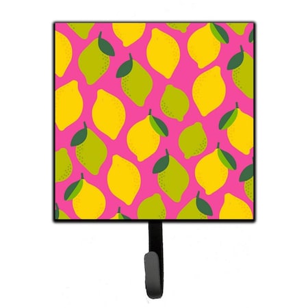 Jensendistributionservices Lemons & Limes on Pink Leash or Key Holder MI1710798